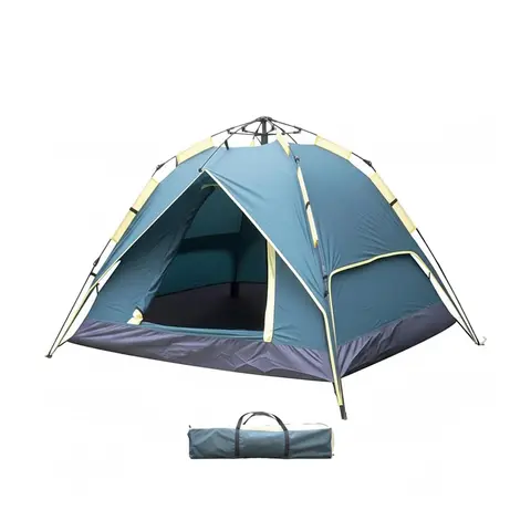 AYA StarsX 3-Person Automatic Unfolding & Retracting Prefab Dome Tent - Waterproof Rainproof Backyard Camping Shelter Canopy, Instant Portable Bug-Free Mesh Roomy Family Outdoor Tent, Backyard Tent