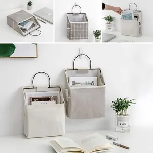 Simple and Stylish Hanging Storage Bag, Double Side Bag Organizer for Bedroom, Bathroom