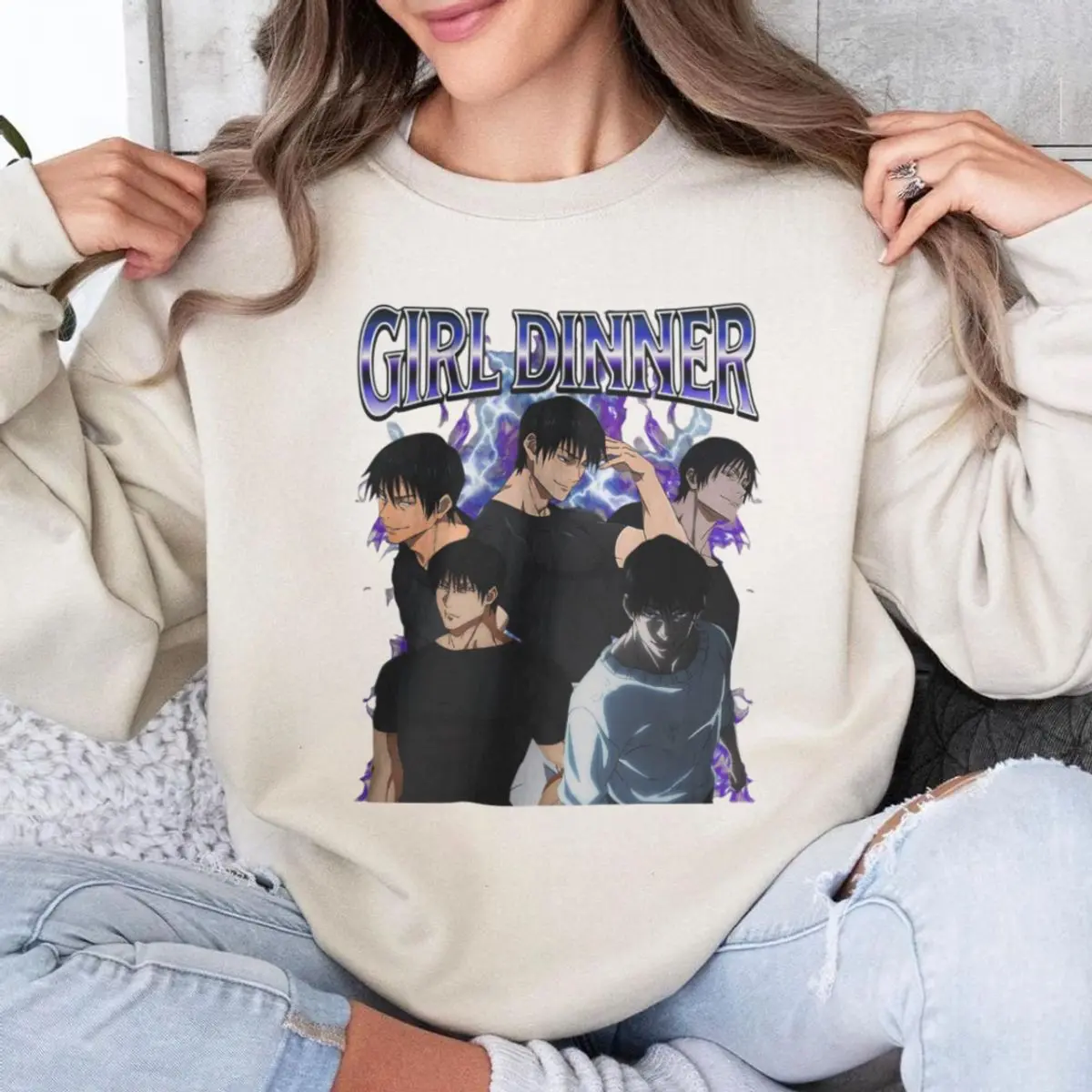 Toji Fushiguro Jujutsu Kaisen T Shirt, Streetwear Fanmerch Jjk Merchandise Sweatshirt, Gift For Anime Lover Hoodie, Unisex Sweater Pullover Tee