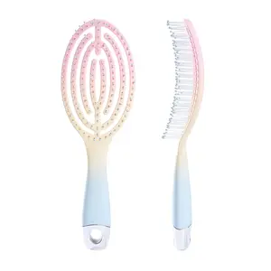 FADUIIO Volumizing Hair Brush, Cushion Paddle Brush for Wet & Dry Hair, Detangler for Curly, Fine, Flat Hair, Anti-Pull, Anti-Frizz, Root Lift, Unisex Styling Tool