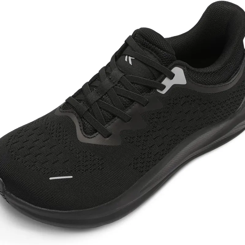 LEISFIT Men's Hands-Free Slip-On Knit Mesh Running Sneakers - Lightweight Sports Footwear, Casual Walking Shoes, Wide Toe Box, EVA Midsole, Rubber Outsole, Enhances Airflow, Delivers Responsive Support for Gym