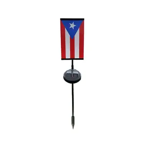 Puerto Rico Flag - El Pito de Coqui Solar Garden Novelty "Echo Essence Flags"