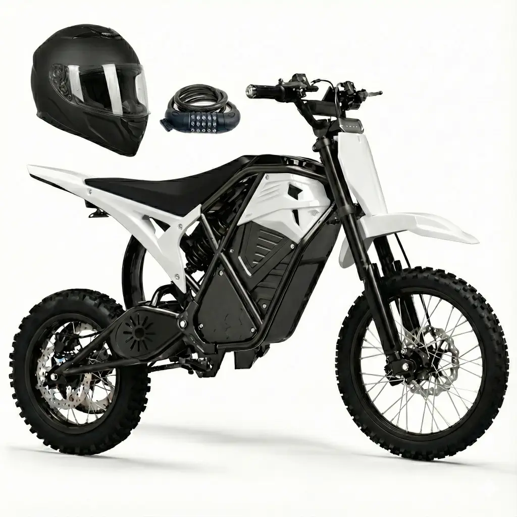 ebiek+Lock + Helmet(White)