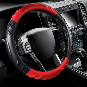 Steering Wheel Cover for  - Steering Wheel Cover for F150 F250 350, Expedition, Red