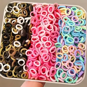 300 Piece Colorful Hair Ties and Curlers Set, Durable Elastic Bands for Daily Use, Essential Hair Accessories for Styling and Convenience