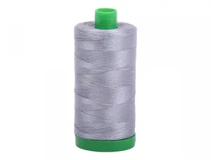 Aurifil Mako 40 wt Cotton Thread - 1094 yds - Grey (#2605)
