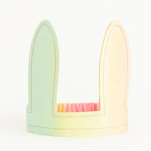 Soft Rainbow Bunny Ears