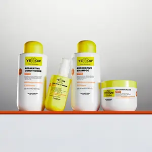 Yellow Alfaparf Milano Repair Line | shampoo - Conditioner - Hair mask - serum