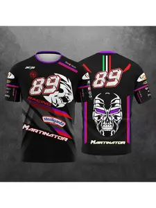 Motorcycle Racing T-shirt 2026 New - Rider # 89 Jorge Mart í n&Rider # Casual T-shirt 72 Marco Bezzecchi Men and Women