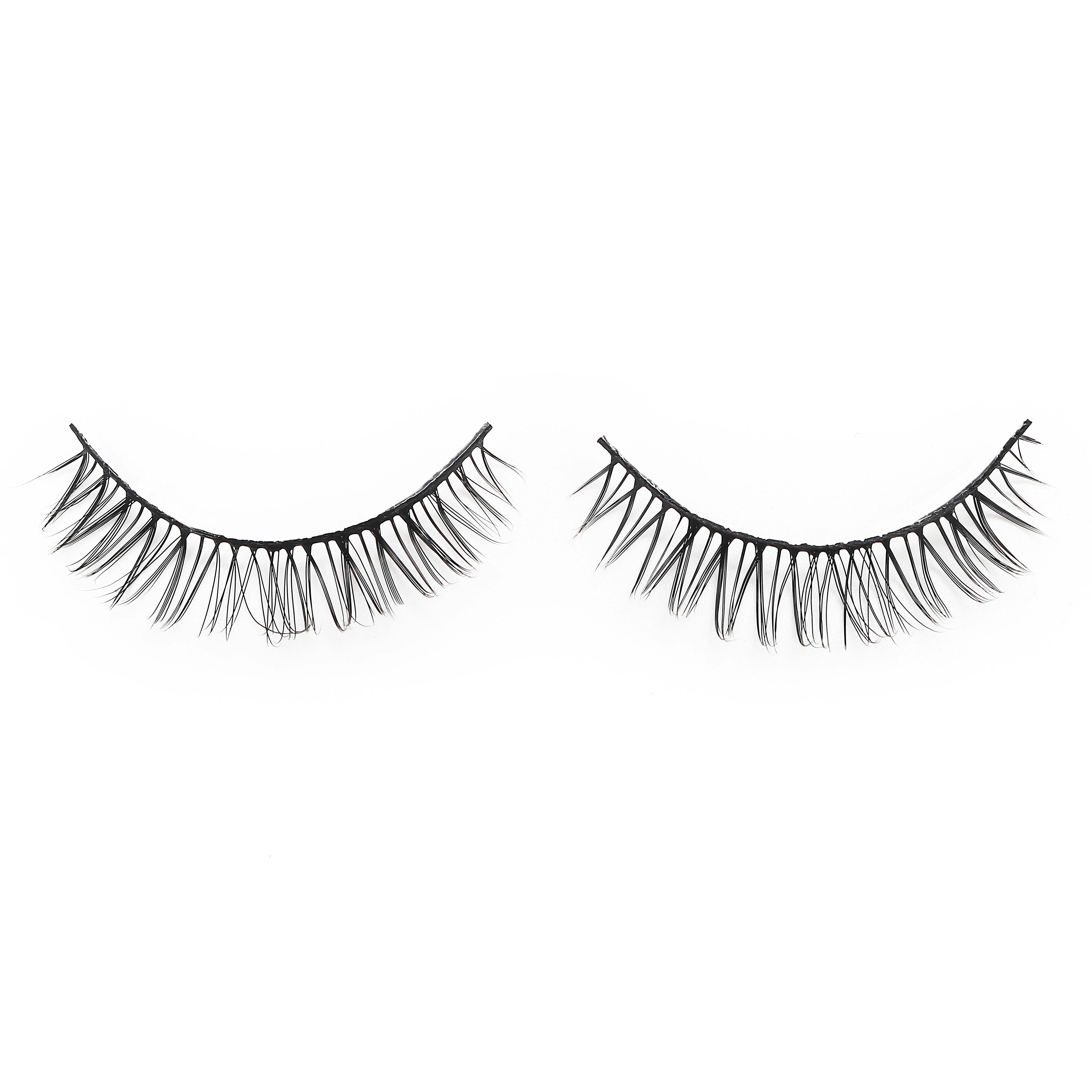 Fake Eyelash Anime Lashes 5 Pairs Little Devil Eyelashes Natural Daily Makeup Manga Eyelashes Clear Band Eyelashes