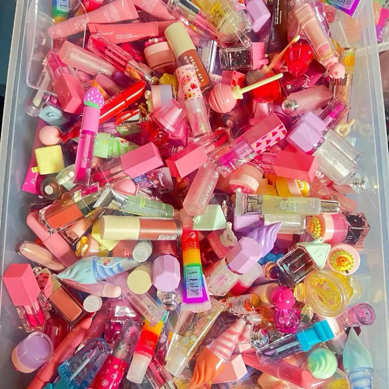 20 mixed lipgloss bundle -  (NOT self-selecting, Mystery Lippy pack), lip gloss, lip balm, lip tint, lipstick, lip oil & more