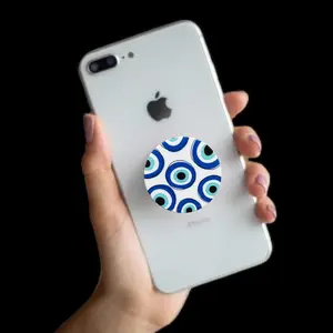 Evil Eye Phone Grip | Tablet | Stand | Holder | Accessory | Matiasma | Nazar | Mal de Ojo | Protection Symbol | Good Luck Charm | Talisman
