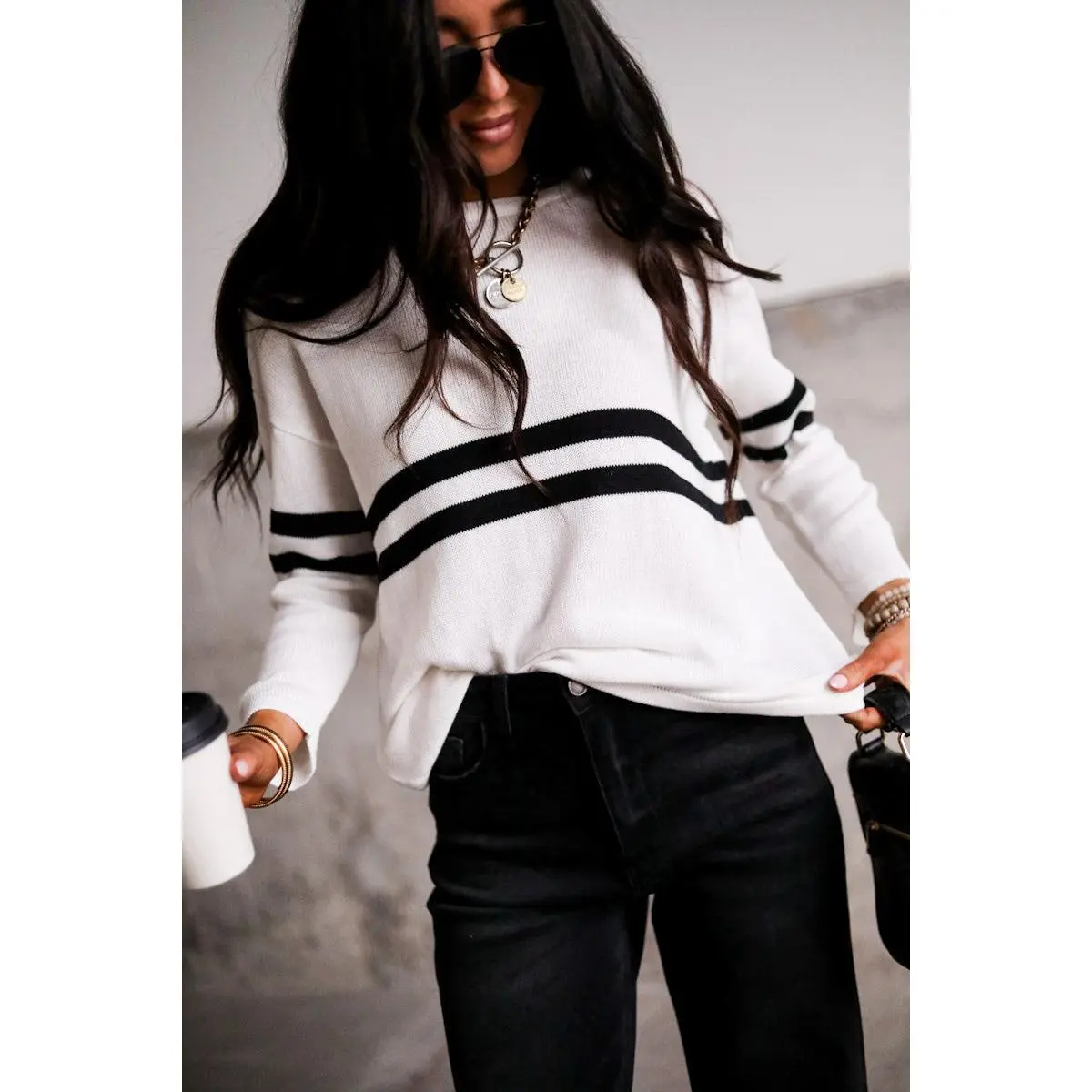 Varsity Stripe Sweater