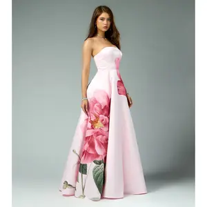 Susan Floral A-Line Ball Gown