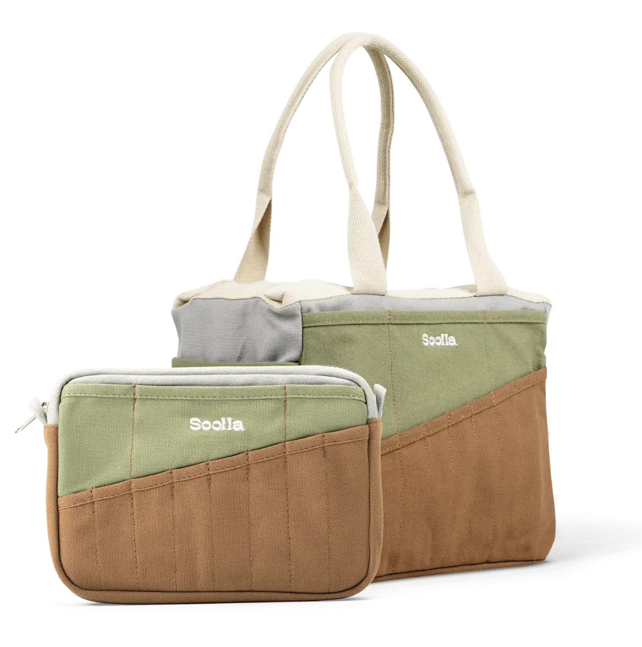 Soolla Studio Bag + Pouch Bundle, Good Earth