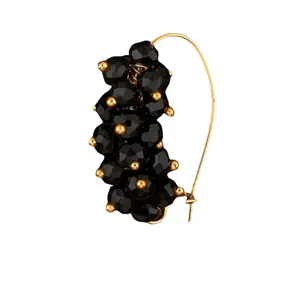 LoveNspire Elegant Marathi Pearl Nose Rings Clip-On Non-Piercing Nath with Faux Pearls for Weddings & Celebrations Cherished Bridal Gift Geometric Design