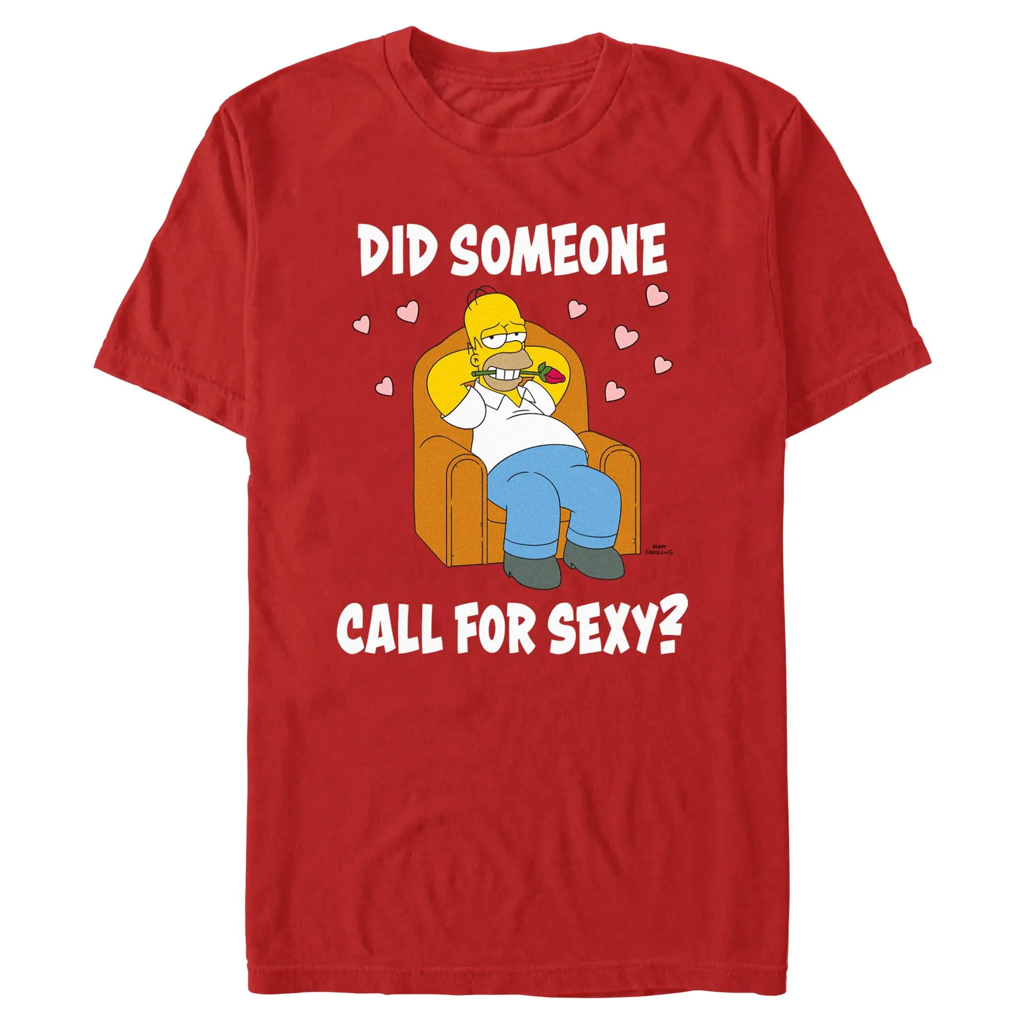Mens The Simpsons Did Someone Call For Homer T Shirt