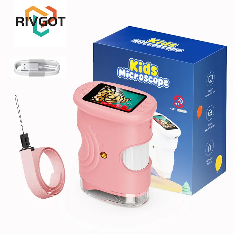 RIVGOT Microscope - Pink