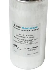 SUPCO LCD45+5X440R Run Capacitor 440V 4+5/440R SUPCO LCD45+5X440R Run Capacitor 440V 4+5/440R