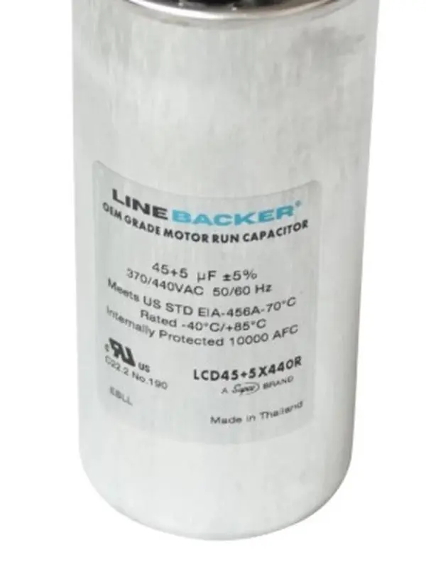 SUPCO LCD45+5X440R Run Capacitor 440V 4+5/440R SUPCO LCD45+5X440R Run Capacitor 440V 4+5/440R