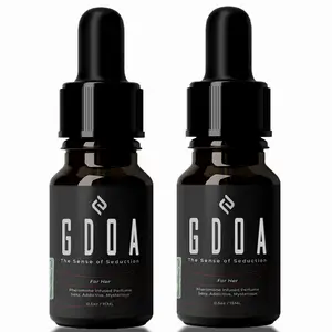 KUAABR Pheromone Perfume for Women - Long-lasting women's fragrance with Jasmine and Rose Flower Fragrance Oils with sweet notes - Vegan and cruelty-free travel fragrance - 15 ml / 0.50 fl.