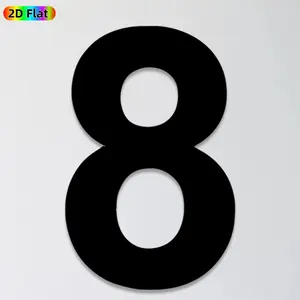 1pc Number 8 Metal Wall Art, Stylish Number 8 Statue Mural, Ideal Gift for New Year, Christmas, Number Decor Enthusiasts, Rust-Resistant Metal Wall Decor Wall Sculptures, Perfect for Indoor Wall & Outdoor Fence, Unique Home & Garden Decor Accent
