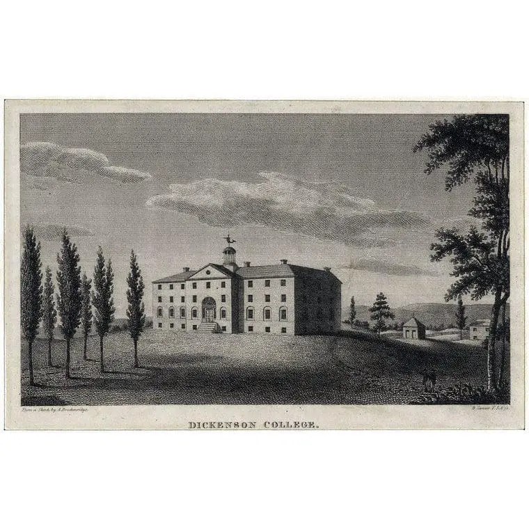 Art Print : Dickinson College. - Vintage Wall Art