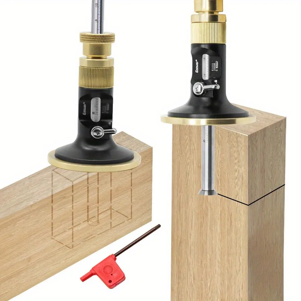 Wheel Marking Gauge with Fine-tuning Woodworking European Style Scriber Carpentry Parallel Line Drawing Mortise Wood Scribe Tool