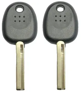 SET OF 2 Transponder Key Shell Compatible with Hyundai Santa Fe KIA Sorento 2013-2019 - HY18R