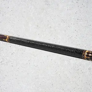 EVO CROWN POOL CUE - ANCIENT OAK - LEATHER WRAP