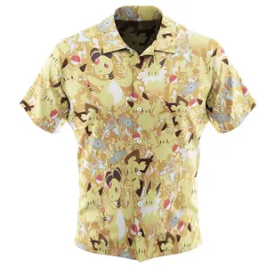 Electric Type Hawaiian Shirt Men Women,Tropical Summer Shirt, Beach Vacation Outfit – Tropical Anime Summer Shirt, Anime Hawaiian Shirt for Fans #alohashirt #hawaiianshirt #tropicalvibes #summeroutfit #beachwear #viraloutfit