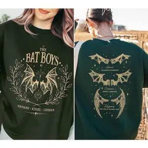 The Bat Boys Sweatshirt, Bat Boys Wings Sweater, Acotar Merch, Bookish Merch, Gift for Book Lover, Bookworm Gift, A Court of Thorns and Roses Rhysand Cassian Azriel