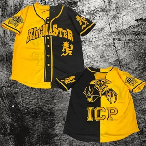 Split Colors Ringmaster Baseball Jersey, ICP Juggalo Jersey, Gift For Him, Gift For Her, For Any Season, Classic Styles