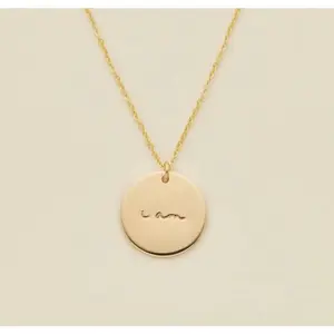 Beautiful Gold or Silver “I Am” Necklace
