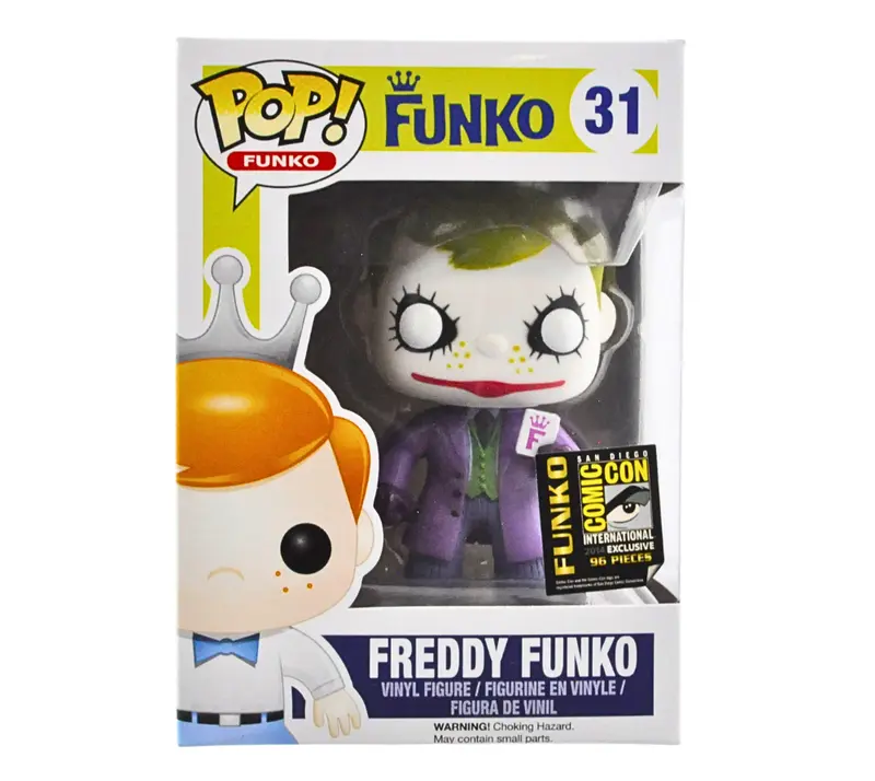 Freddy Funko as The Joker (Dark Knight) 31 - 2014 SDCC Exclusive/96 Made