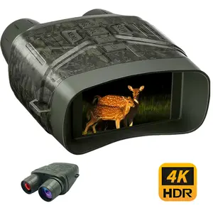 Night Vision Goggles 2026 Upgraded 4K HD IR Binoculars 5X Digital Zoom, 7-Level IR, Rechargeable Binoculars with Camera for Camping Security Night Vision Binoculars, Night Vision Telescopes