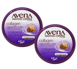 Collagen Regeneration Cream, Softens & Moisturizes, Skin Repair, 2-Pack, 6.8 Fl Oz each, 2 Jars.