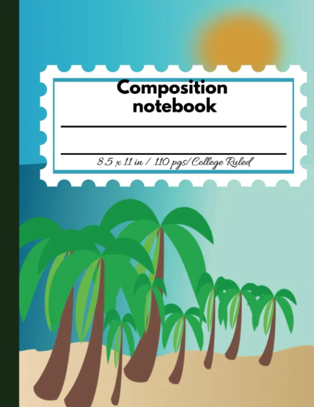 Composition Notebook College Ruled 8.5” x 11”: Journal Writing Notebook