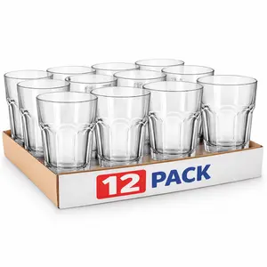 Libbey 5243 Gibraltar Rocks Glass 12 oz Drinking Glass Set 12 Pack