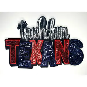 Touchdown Texans Sequin Patch