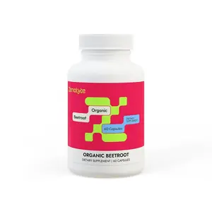 Zenolyte Organic Beetroot Supplement Capsules - Nitric Oxide Booster for Energy Stamina & Heart Health - Supports Healthy Blood Pressure Circulation & Endurance - Non-GMO Vegan Friendly - 60 Capsules