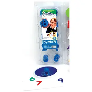 212 MAIN Giant Number 0-9 Stampers, Center Enterprises Inc. Ready2Learn Collection, for DIY Scrapbooking