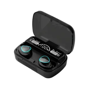 M10 Wireless Headphone Bluetooth Earphones Waterproof Earpieces Sport Earbuds  Music Headset in-ear esrbuds audio bluetooth-compatible video
