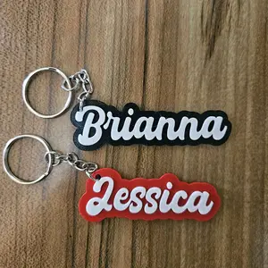 Personalized Script Name Keychain | Cheer and Dance Name Keychain for Girls | Custom Color Keychain