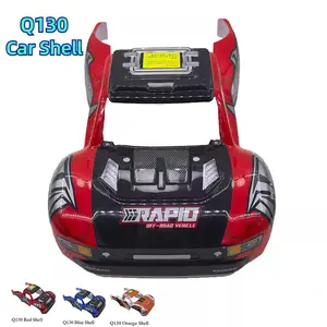 Q130 RC High-speed Car Red Bodyshell,Electric Four-wheel Drive Off-road Vehicle Car Shell