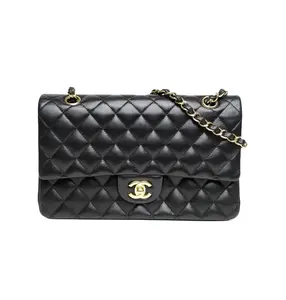 Pre-owned CHANEL CF Flap Bag, Medium Size，Lampskin