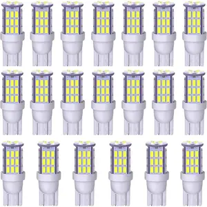 T10 921 194 168 20-Pack Cool White LED Bulbs, Super Bright 3014 42-SMD 12V LED Replacement for RV Camper Trailer Boat Trunk Interior Dome Map License Backup Reverse Lights