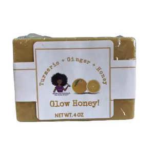 Glow Honey Soap Bar - Ginger, Turmeric, and Honey
