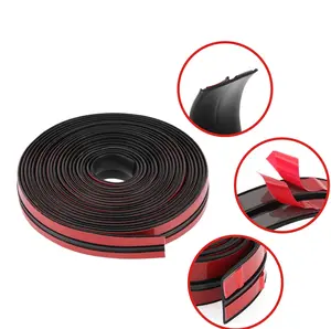 Car T-Type Sunroof Seal Strip 19mm x 3M EPDM Rubber with Red Adhesive for Leak Proofing & Wind Noise Reduction Universal Fit Easy Install Stop Leaks Block Wind Noise waterproof