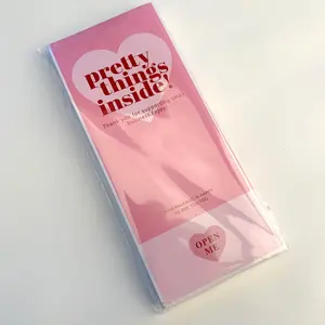 50 Sheets Heart Rectangular Sealing Stickers, Gift Box Decoration Labels, Thank You Stickers, School Supplies, Back-To-School Season